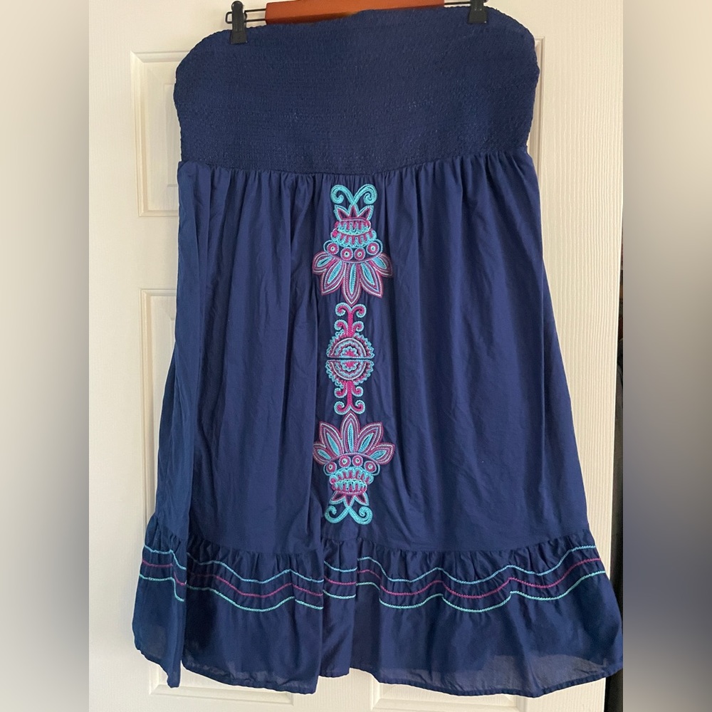 Summer strapless dress
